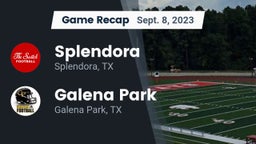 Recap: Splendora  vs. Galena Park  2023