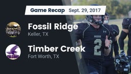 Recap: Fossil Ridge  vs. Timber Creek  2017