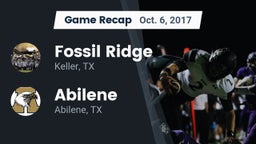 Recap: Fossil Ridge  vs. Abilene  2017