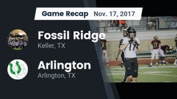 Recap: Fossil Ridge  vs. Arlington  2017