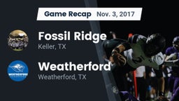 Recap: Fossil Ridge  vs. Weatherford  2017