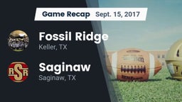 Recap: Fossil Ridge  vs. Saginaw  2017