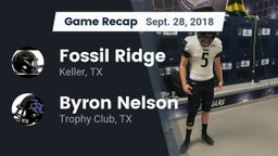 Recap: Fossil Ridge  vs. Byron Nelson  2018