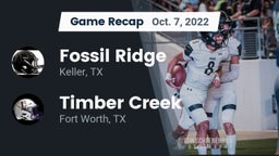 Recap: Fossil Ridge  vs. Timber Creek  2022