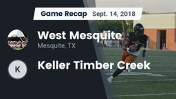 Recap: West Mesquite  vs. Keller Timber Creek 2018