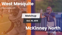 Matchup: West Mesquite High vs. McKinney North  2019