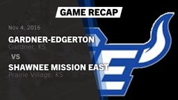 Recap: Gardner-Edgerton  vs. Shawnee Mission East  2016