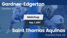 Matchup: Gardner-Edgerton vs. Saint Thomas Aquinas  2017