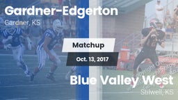 Matchup: Gardner-Edgerton vs. Blue Valley West  2017