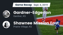 Recap: Gardner-Edgerton  vs. Shawnee Mission East  2019