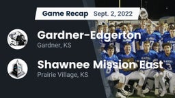 Recap: Gardner-Edgerton  vs. Shawnee Mission East  2022