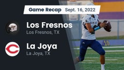 Recap: Los Fresnos  vs. La Joya  2022