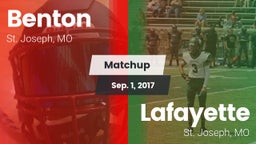 Matchup: Benton  vs. Lafayette  2017