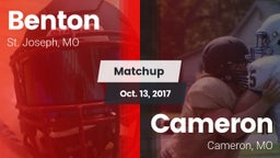 Matchup: Benton  vs. Cameron  2017