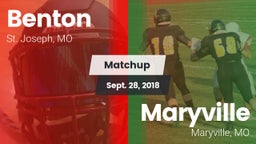 Matchup: Benton  vs. Maryville  2018