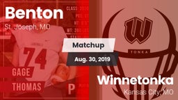 Matchup: Benton  vs. Winnetonka  2019