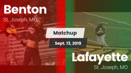 Matchup: Benton  vs. Lafayette  2019