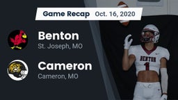Recap: Benton  vs. Cameron  2020