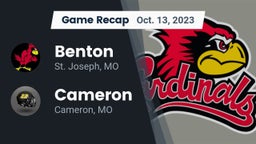 Recap: Benton  vs. Cameron  2023