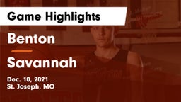 Benton  vs Savannah  Game Highlights - Dec. 10, 2021