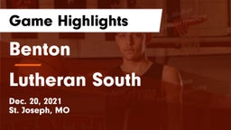 Benton  vs Lutheran South   Game Highlights - Dec. 20, 2021