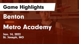 Benton  vs Metro Academy  Game Highlights - Jan. 14, 2022
