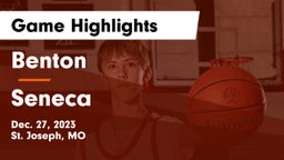 Benton  vs Seneca  Game Highlights - Dec. 27, 2023