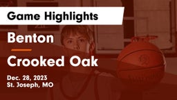 Benton  vs Crooked Oak  Game Highlights - Dec. 28, 2023
