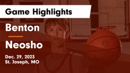 Benton  vs Neosho  Game Highlights - Dec. 29, 2023