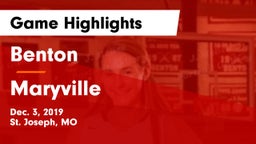 Benton  vs Maryville  Game Highlights - Dec. 3, 2019