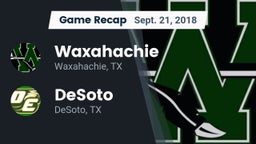 Recap: Waxahachie  vs. DeSoto  2018