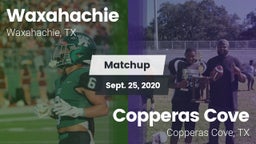 Matchup: Waxahachie High vs. Copperas Cove  2020