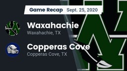 Recap: Waxahachie  vs. Copperas Cove  2020