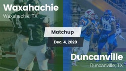 Matchup: Waxahachie High vs. Duncanville  2020