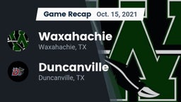 Recap: Waxahachie  vs. Duncanville  2021