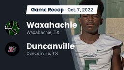 Recap: Waxahachie  vs. Duncanville  2022