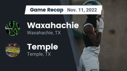 Recap: Waxahachie  vs. Temple  2022