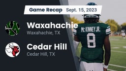 Recap: Waxahachie  vs. Cedar Hill  2023