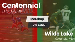Matchup: Centennial vs. Wilde Lake  2017