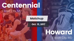 Matchup: Centennial vs. Howard  2017