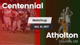Matchup: Centennial vs. Atholton  2017