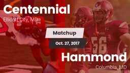Matchup: Centennial vs. Hammond 2017