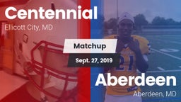 Matchup: Centennial vs. Aberdeen  2019