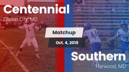 Matchup: Centennial vs. Southern  2019