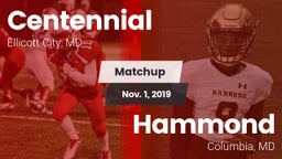 Matchup: Centennial vs. Hammond 2019