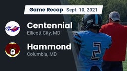 Recap: Centennial  vs. Hammond 2021