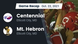 Recap: Centennial  vs. Mt. Hebron  2021