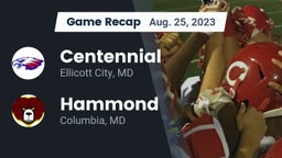 Recap: Centennial  vs. Hammond 2023