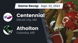 Recap: Centennial  vs. Atholton  2023