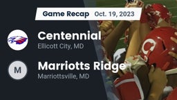Recap: Centennial  vs. Marriotts Ridge  2023